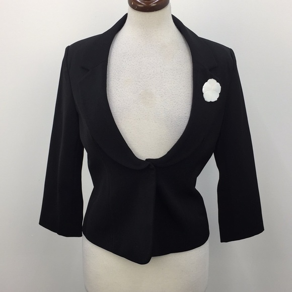 black short blazer jackets